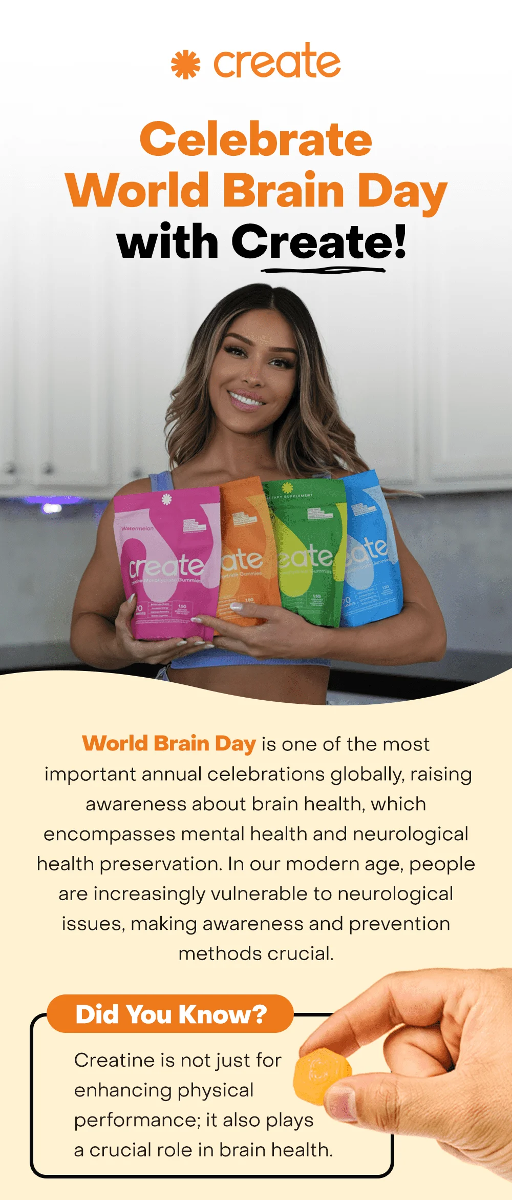Celebrate World Brain Day With Create!