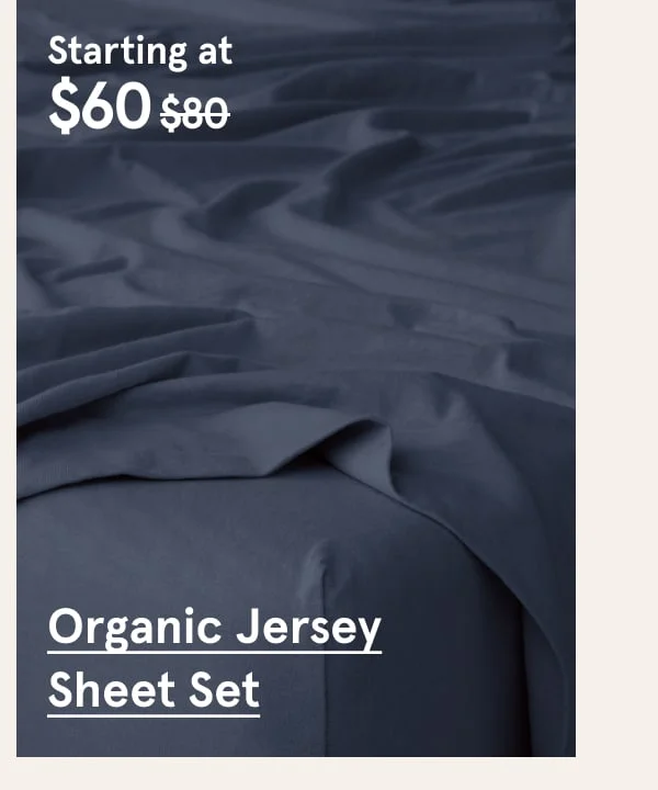 Organic Jersey Sheet Set
