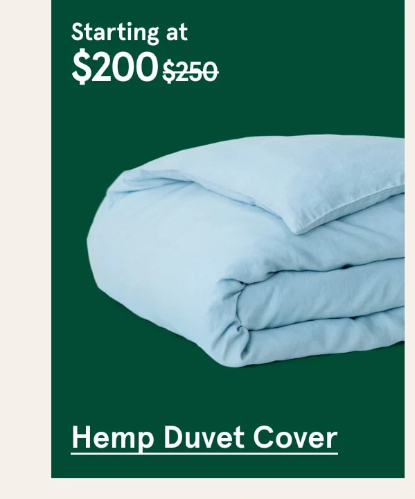 Hemp Duvet Cover