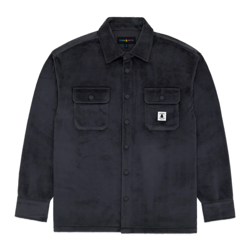 Image of Fuzzy Snap Shirt