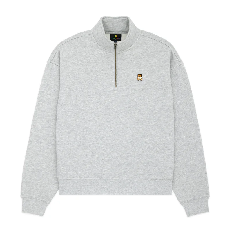 Image of Funnel Neck Zip Sweatshirt