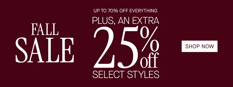 FALL SALE