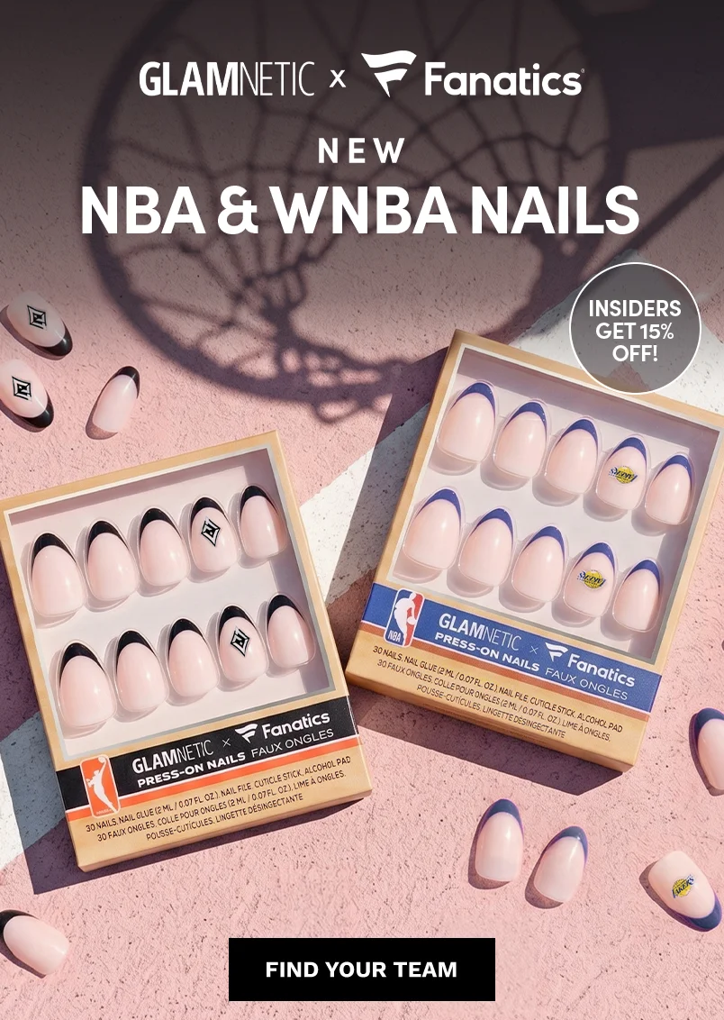 NEW NBA & WNBA NAILS. FIND YOUR TEAM