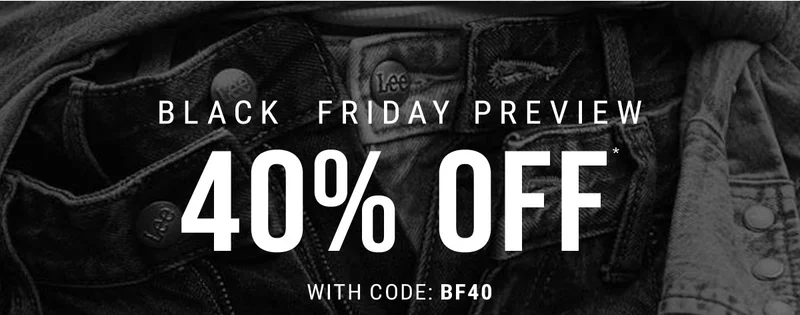 Black Friday Preview 40% Off With Code: discount code