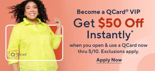 QCard VIP get $50 off thru 5/10