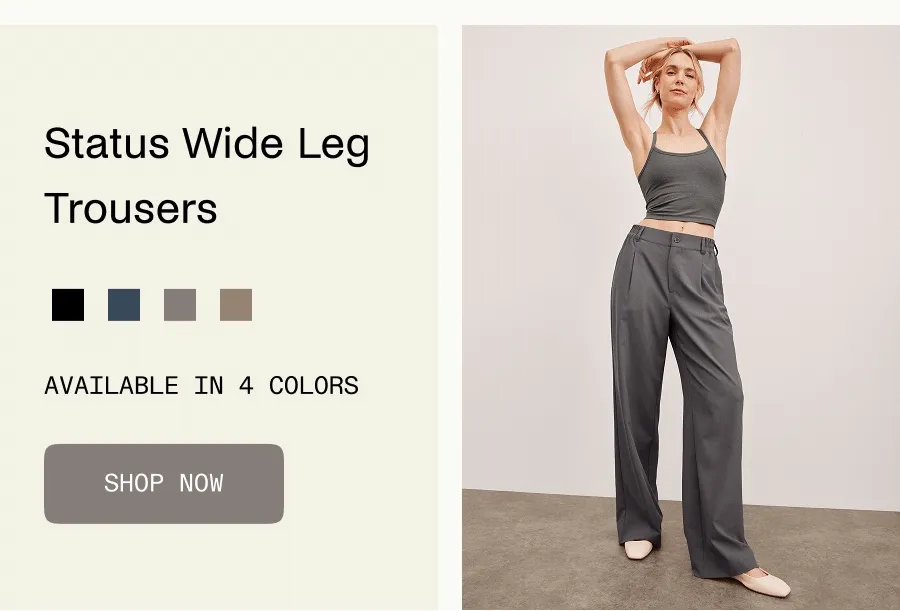 Status Wide Leg Trouser in Soft Umber