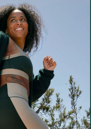 Spacedye Horizon Colorblock Bra