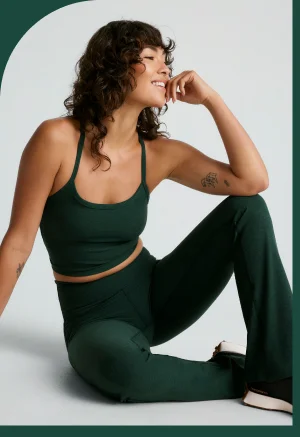 Spacedye Practice High Waisted Bootcut Pant