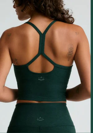 Spacedye Slim Racerback Cropped Tank