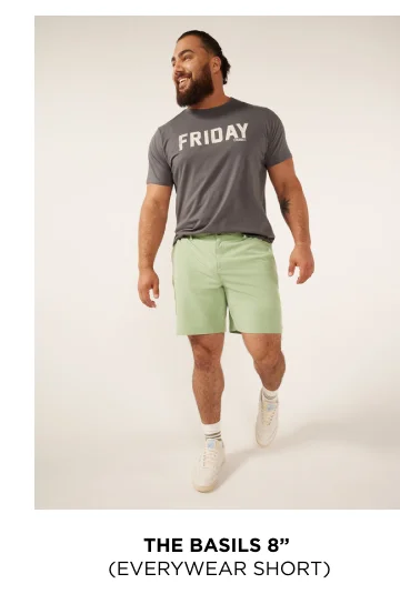 Lined Everywear Short: The Basils 8"