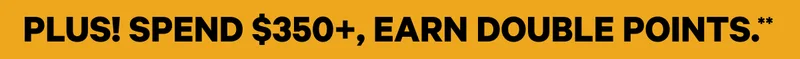 Earn double points