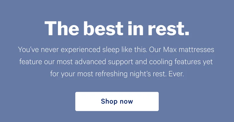 The best in rest. >>