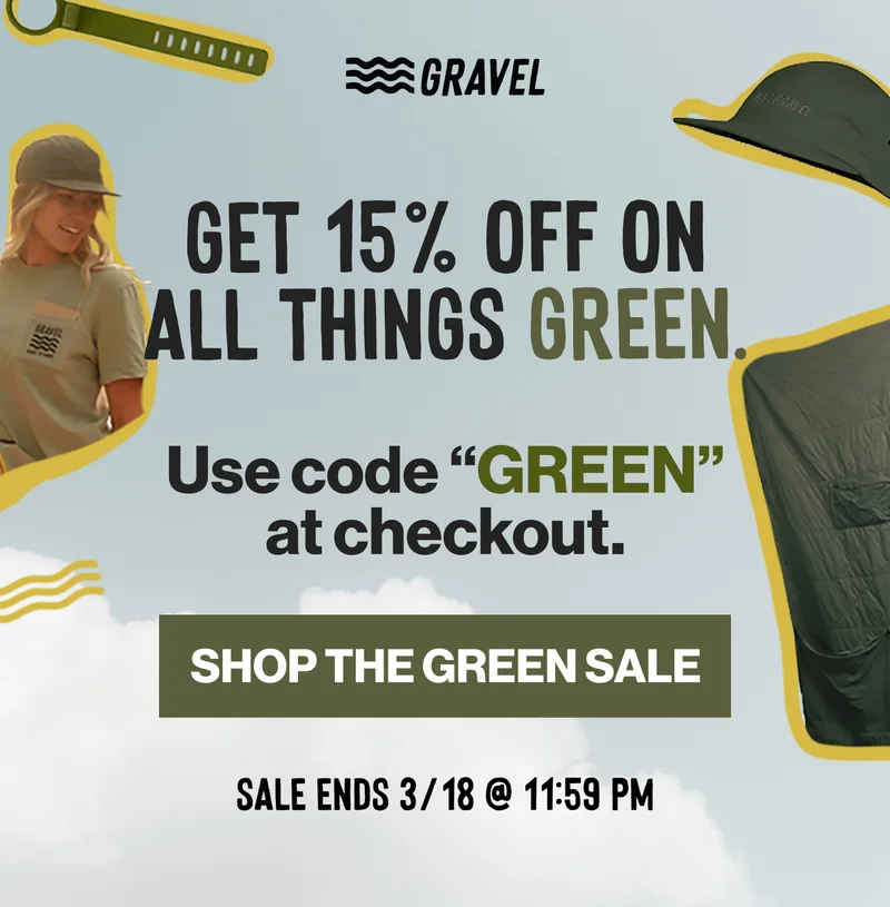 save 15% on everything green