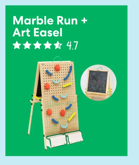 Marble Run + Art Easel