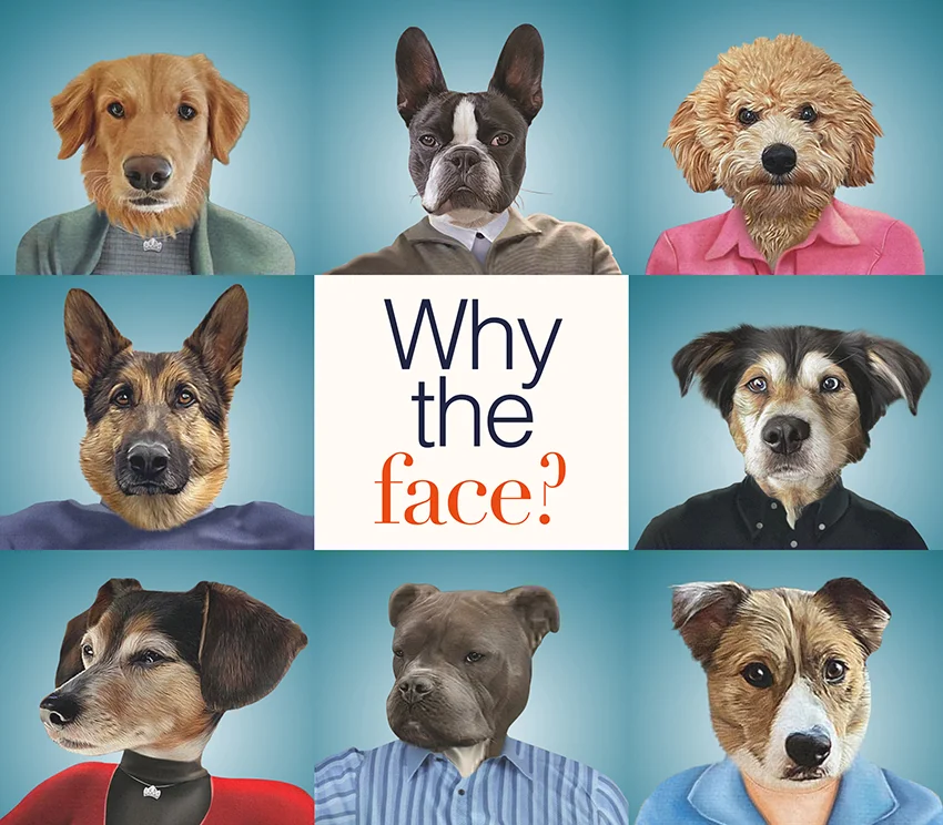 Why the face? - Shop Modern Family inspired portraits