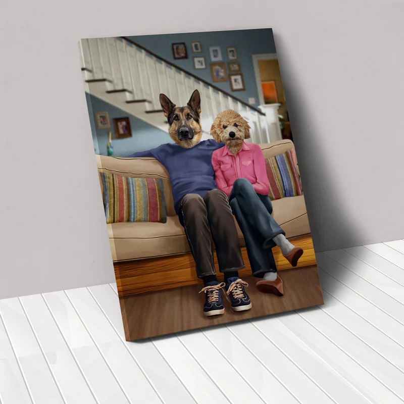 Image of Phil and Claire- Custom Pet Canvas