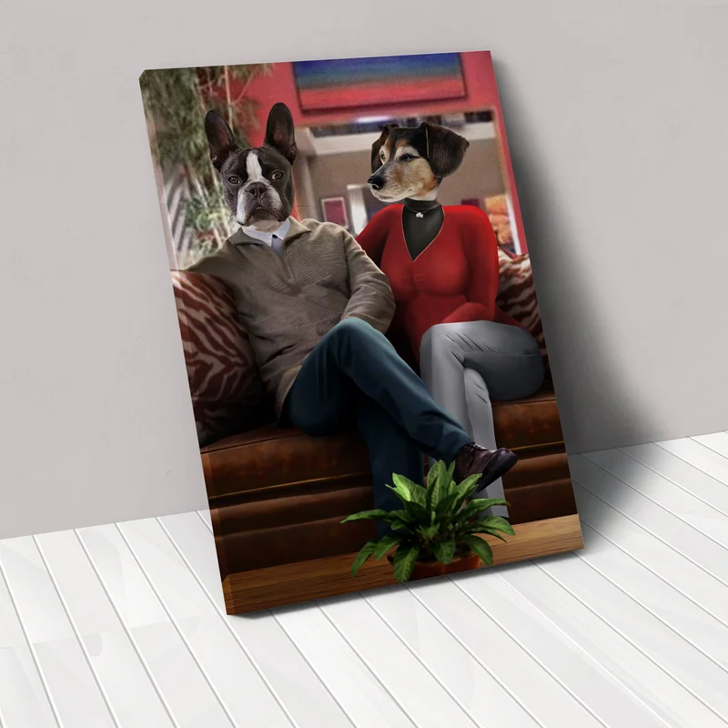 Image of Jay and Gloria - Custom Pet Canvas