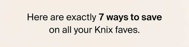 Here are exactly 7 ways to save on all of your Knix faves