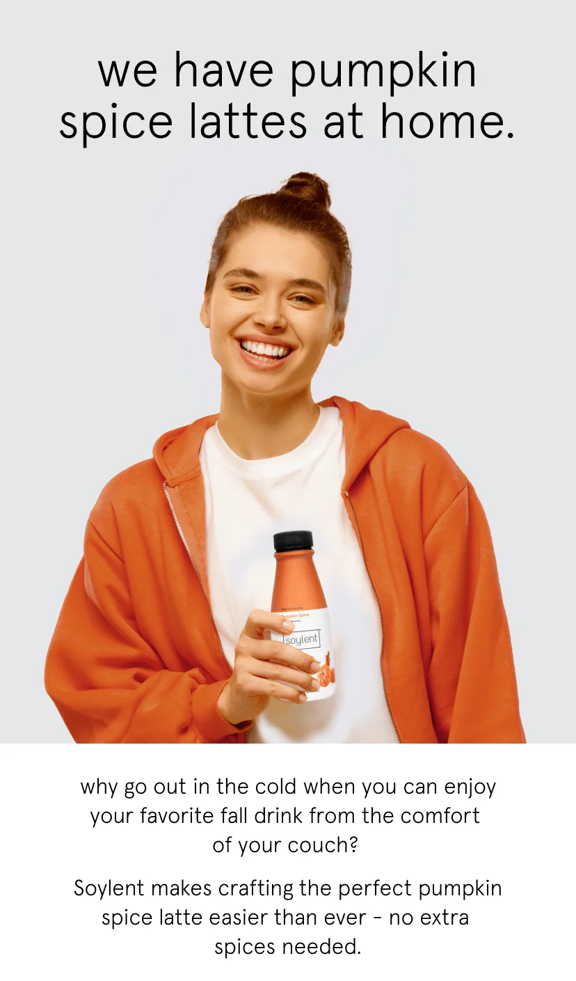 we have pumpkin spice lattes at home