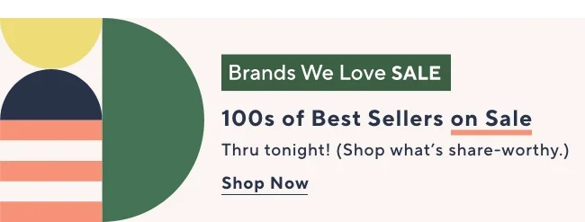 Brands we love sale