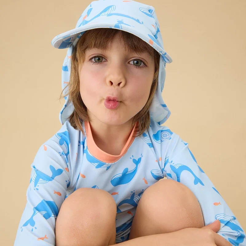 Image of Whale Song Sunsafe Swim Hat