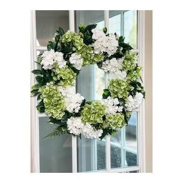 Simply Stunning Indoor/Outdoor 24" Hydrangea Wreath by Janine Graff