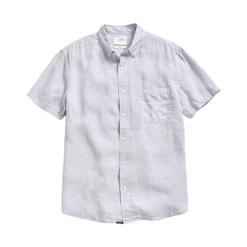 Billy Reid Short Sleeve Linen Tuscumbia Shirt Billy Reid Short Sleeve Linen Tuscumbia Shirt