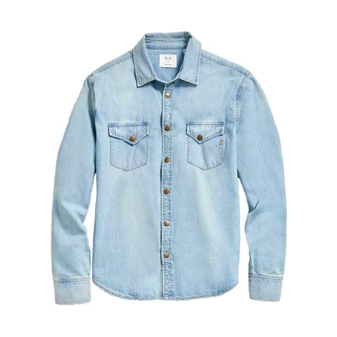 Billy Reid Washed Shoals Denim Shirt Billy Reid Washed Shoals Denim Shirt