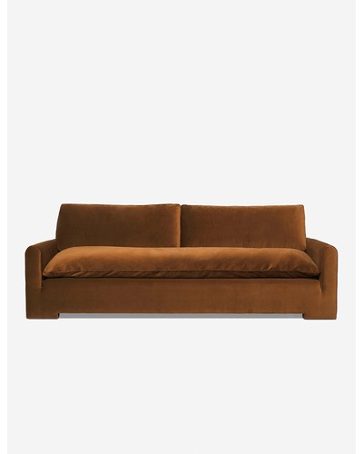Rupert Sofa by Sarah Sherman Samuel - Loden Porto Velvet / 103"W