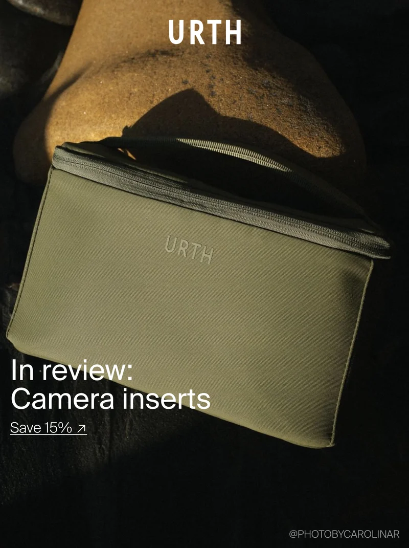 In review: Camera inserts Save 15% ↗