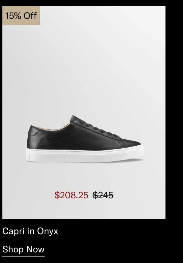 Capri in Onyx 15% OFF- Shop Now