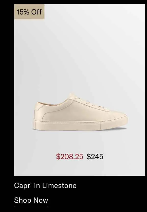 Capri in Limestone 15% OFF-Shop Now