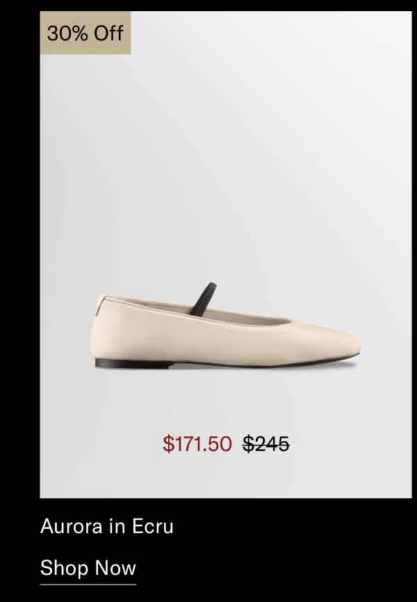 Aurora in Ecru 30% OFF-Shop Now