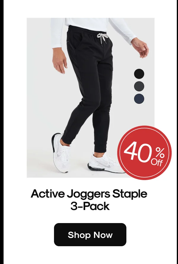 Active Joggers Staple 3-Pack