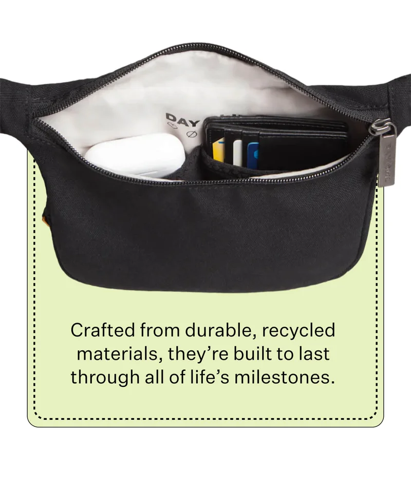 Crafted from durable, recycled materials, they’re built to last through all of life’s milestones.
