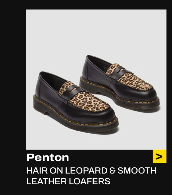 Penton Hair On & Smooth leather loafers