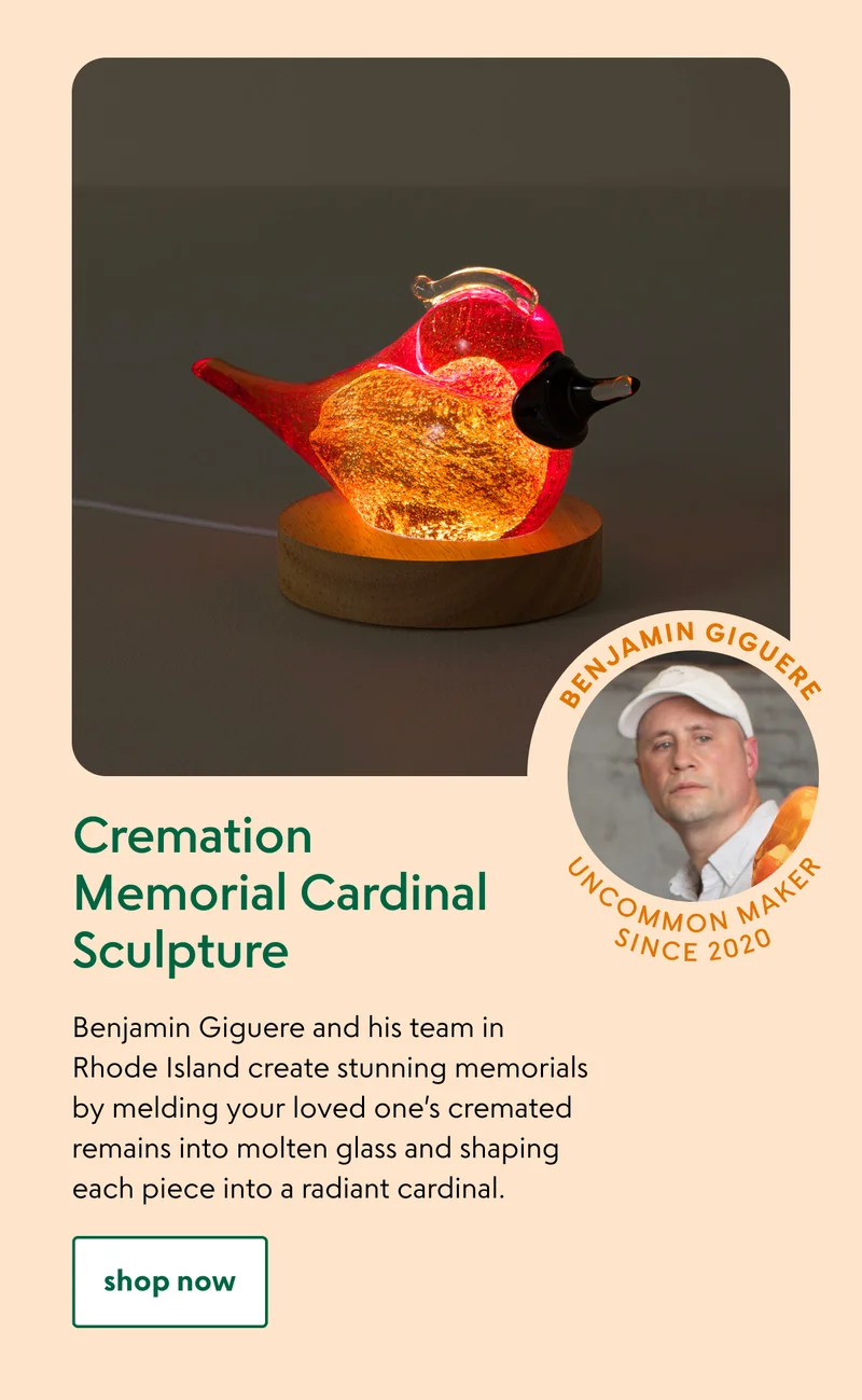 Cremation Memorial Cardinal Sculpture