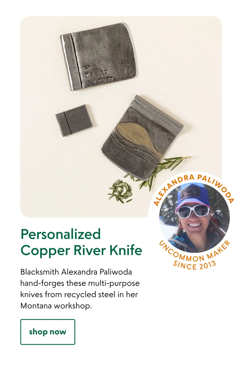 Personalized Copper River Knife