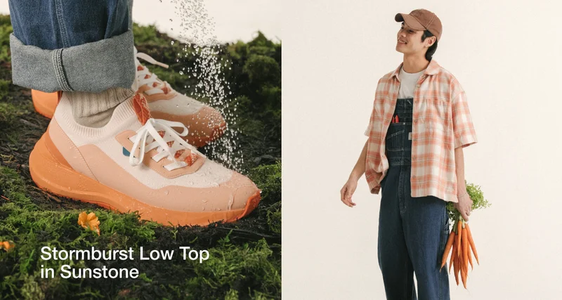 Stormburst Low Top in Sunstone.
