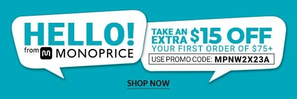 Take $15 OFF Your First Order of $75+ w/ Promo Code: discount code