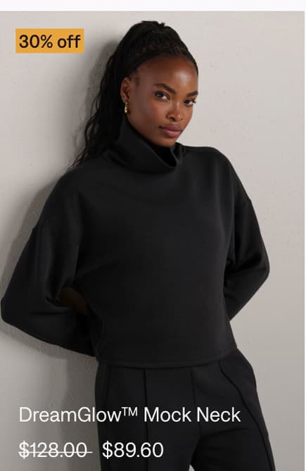 DreamGlow™ Mock Neck