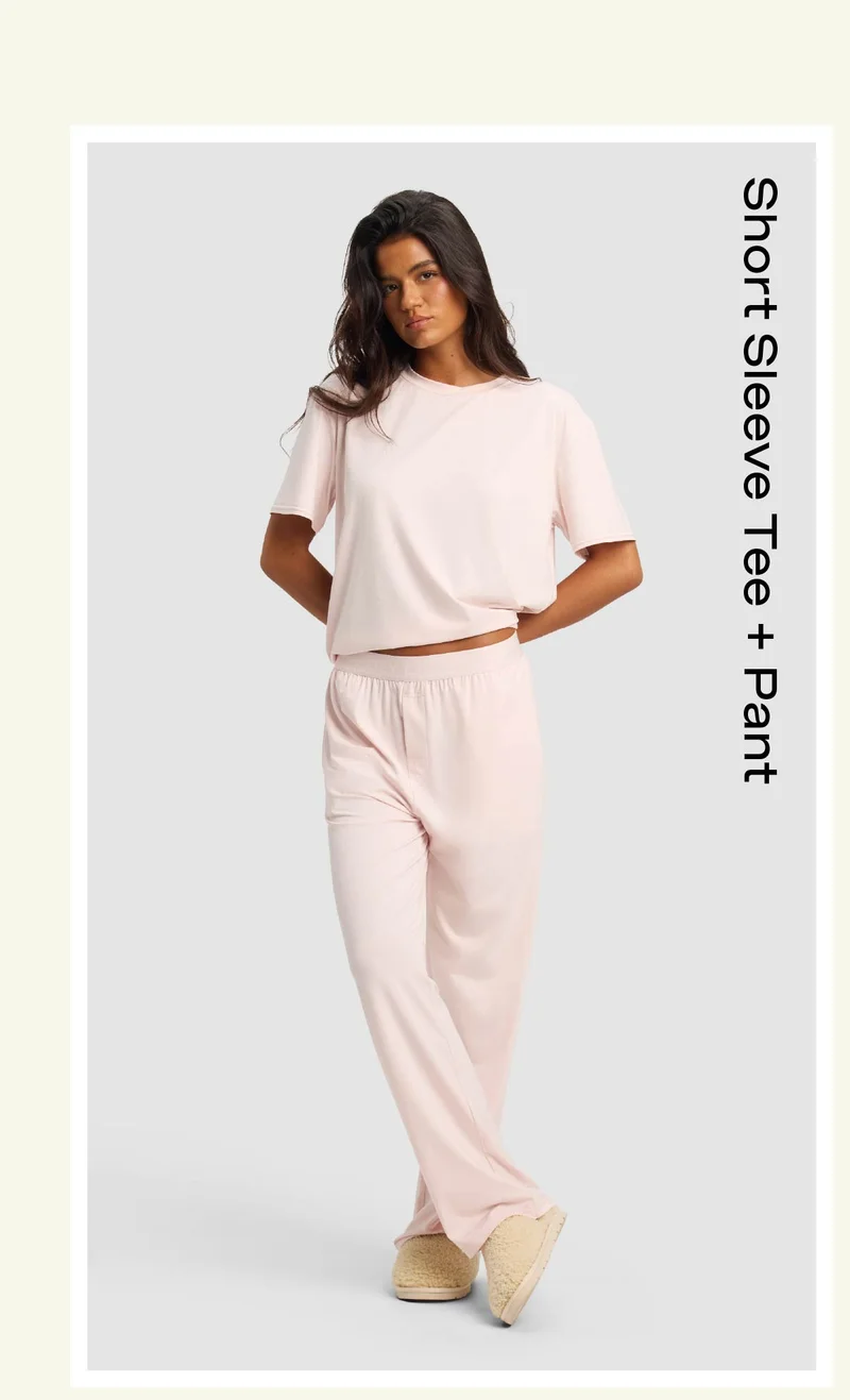 Short Sleeve Tee + Pant Short Sleeve Tee + Pant