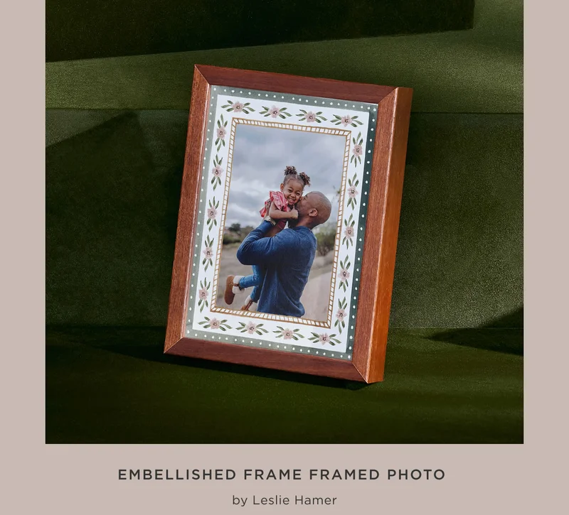 Embellished Frame Framed Photo
