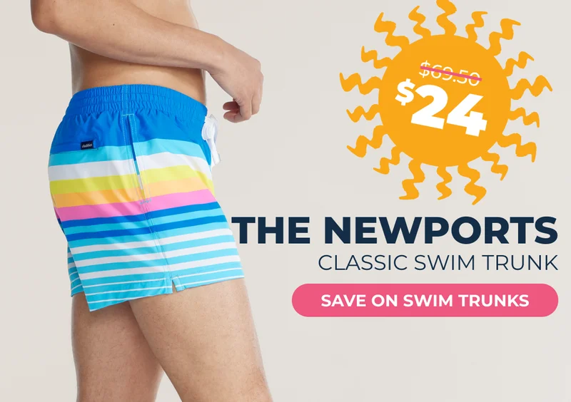 SAVE ON SWIM TRUNKS