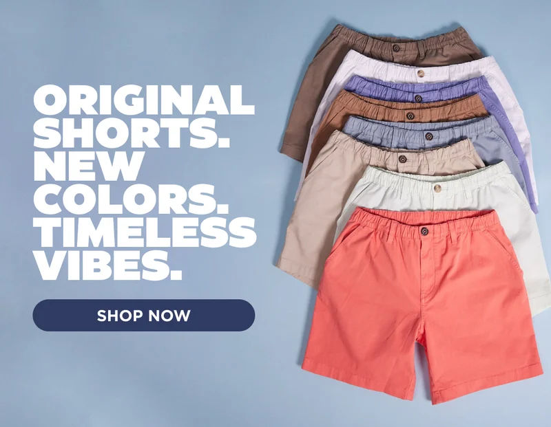 Original Shorts. New Colors. Timesless Vibes. SHOP NOW