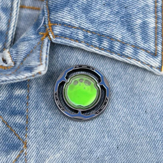 Strange Matter Limited Pin: Worn on a Jacket
