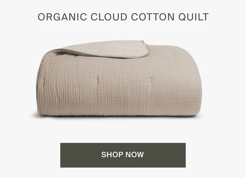 Organic Cloud Cotton Quilt. Shop now.