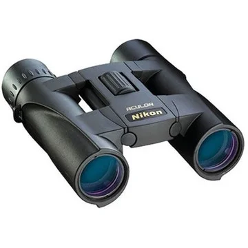 Nikon 10x25 ACULON A30 Roof Prism Binoculars with 5.0 Degree Angle of View, Black - Refurbished