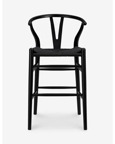 Cylia Counter Stool-Black and Black