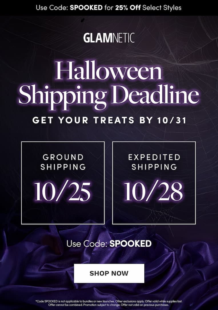 Shop 25% off with the code SPOOKED